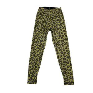 Adam Selman Sport french cut Leopard print leggings Yoga Womens Small